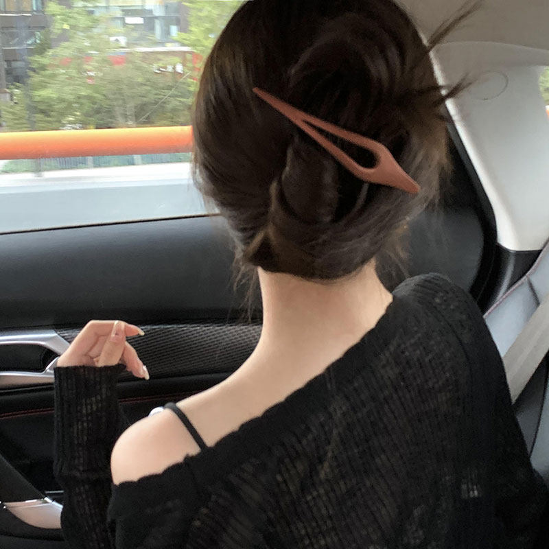 Korean duckbill clip large hairpin back of the head one word clip shark clip temperament plate hair clip headdress hair clip clip
