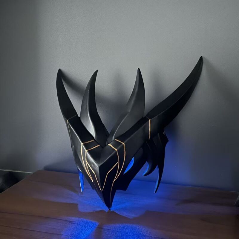 Yongen Luminous Mask Wearable Cosplay Prop League of Legends Merchandise Cosplay Mask Handsome Half-Face Mask Yongen Luminous Mask Wearable Cosplay Prop League of Legends Merchandise Cosplay Mask Handsome Half-Face Mask