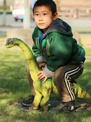 Super large soft rubber dinosaur vocal Tyrannosaurus Rex long-necked wrist Triceratops animal model 3-6-year-old boy toy