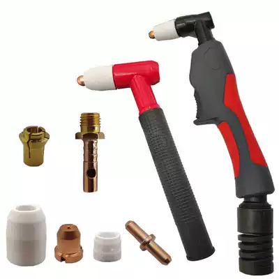 Plasma cutting gun head accessories 60A 80A cutting nozzle electrode conductive nozzle bed bag splitter LGK