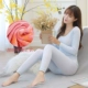 Đồ lót nữ sinh viên mùa thu đông mới cơ sở và áo khoác cashmere ấm áp cổ tròn Áo len cotton dày ấm