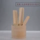 Cá tính sáng tạo ống tre 汆 thịt viên cá viên thịt tròn tôm dép lẩu cửa hàng có tính năng bộ đồ ăn bằng gỗ tre - Tự làm khuôn nướng khuôn bánh trung thu 50g