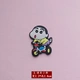 Mười Crayon Shinchan Badge Cao su mềm Trâm Hoạt hình Huy hiệu Trẻ em Trâm PVC Pin an toàn - Trâm cài huy hiệu cài áo