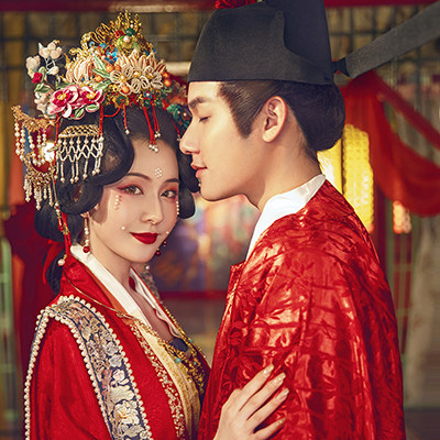 Full send bottom one-on-one personalized wedding photo package 7560 yuan) costume photo) couple) Hanfu photography)