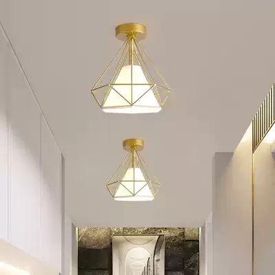 Balcony living room walkway Light Corridor light modern simple diamond light luxury ceiling lamp porch light entrance lamp bedroom light