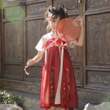 Детское ханьфу, платье для девочек, осеннее