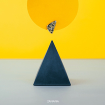 Three bananas original design niche series earrings 925 silver gold-plated earrings