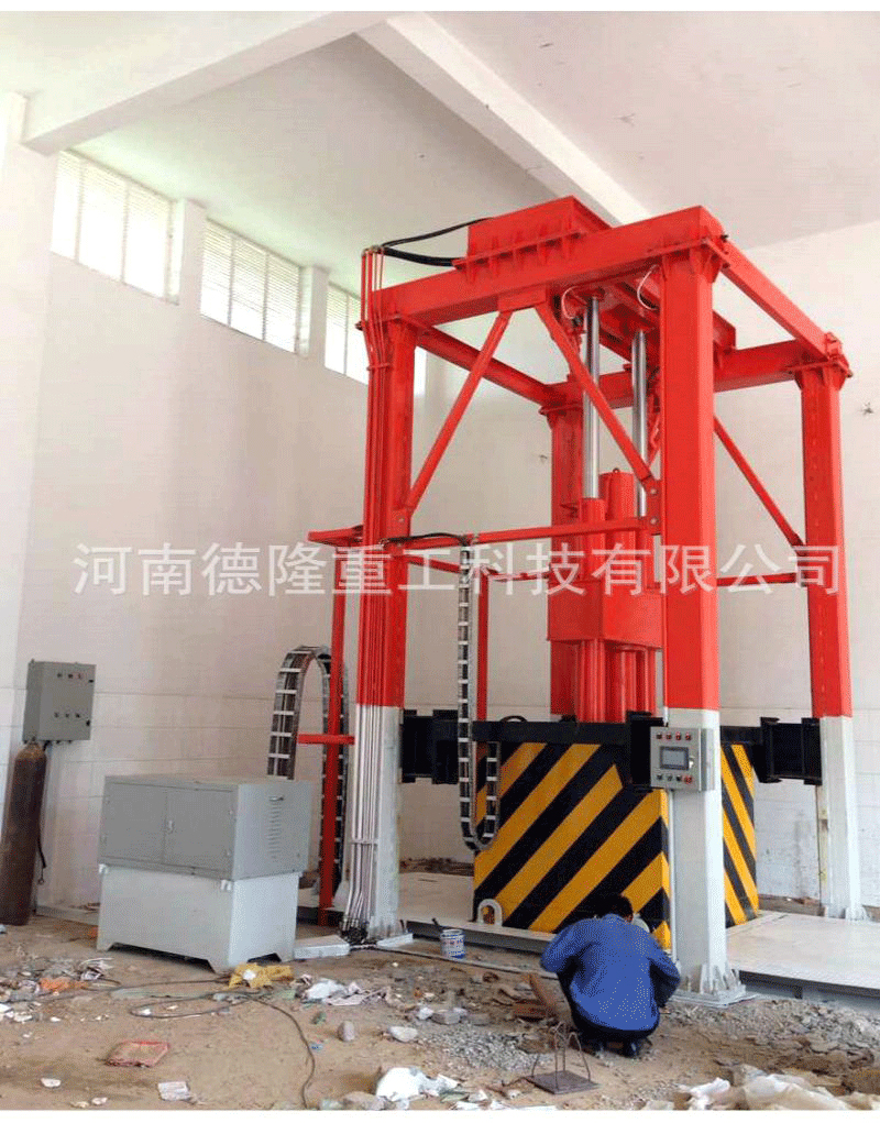 垂直式垃圾中转站 垂直垃圾压缩站 校区垃圾中转站 德隆厂家提供