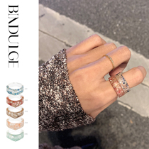 BINDULGE triangle: Colormine designs homemade hand-made rings