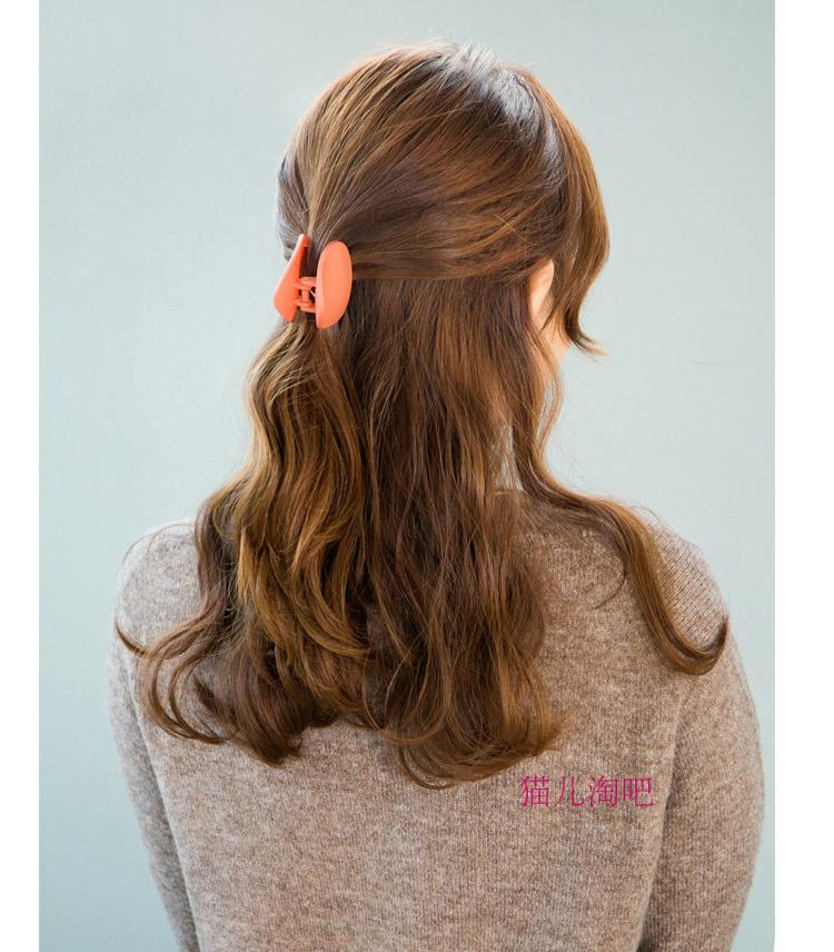 Hàn Quốc ngọt ngào macarons mờ acrylic kẹp clip Nhật Bản và Hàn Quốc clip kẹp tóc kẹp đầu chuck phụ kiện tóc - Phụ kiện tóc hộp kẹp tóc cho bé
