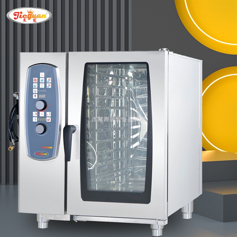 Jieguan Eoa-61-Cmp Commercial 6-Layer Hot Air Multi-Function Steam Oven with Automatic Cleaning and Menu Storage Jieguan Eoa-61-Cmp Commercial 6-Layer Hot Air Multi-Function Steam Oven with Automatic Cleaning and Menu Storage
