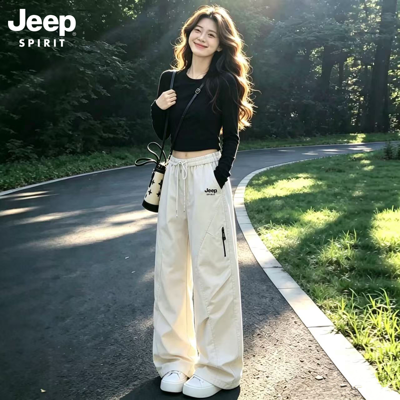 Jeep Spirit White Softshell Pants for Women, Autumn Outdoor Windproof and Waterproof Casual Workwear Sports Hiking Trousers Jeep Spirit White Softshell Pants for Women, Autumn Outdoor Windproof and Waterproof Casual Workwear Sports Hiking Trousers