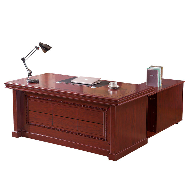 Boss Table New Chinese Desk President Table Portfolio Large Class Desk Manager Desk Office Furniture Supervisor Large Class Table-Taobao