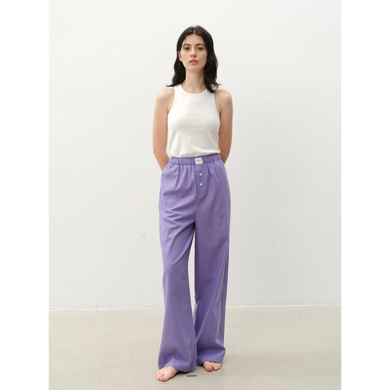 Forretro Classic Striped Pajama Pants Couple Loungewear Pajamas Pure Cotton Spring Summer Autumn Thin Long Pants Can Be Worn Outside