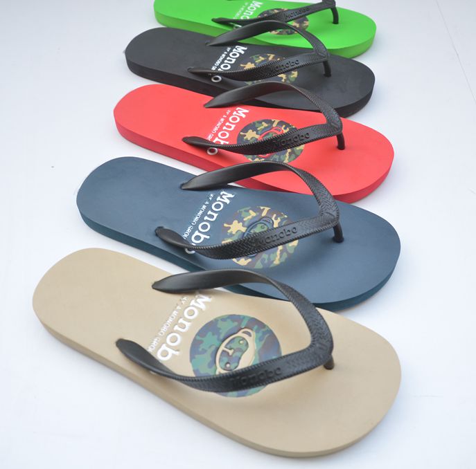 Thai Little Monkey Men's Slippers Couple Slippers Men's Summer Flip-Flops Non-Slip Beach Shoes Casual Flip-Flops