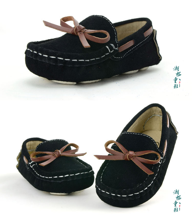 秋冬季学步宝宝儿童豆豆鞋1-2-3岁男童女童单