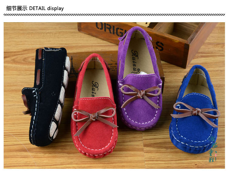 秋冬季学步宝宝儿童豆豆鞋1-2-3岁男童女童单