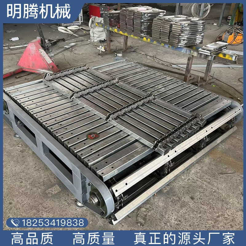 Chain Plate Conveyor Load-bearing Industrial Assembly Line Chain Plate Conveyor Belt Conveyor Bending Chain Plate Conveyor Belt Conveyor