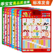 Childrens addition and subtraction formula table sound wall chart Primary School students pinyin digital literacy 1-10 addition and subtraction voice wall stickers