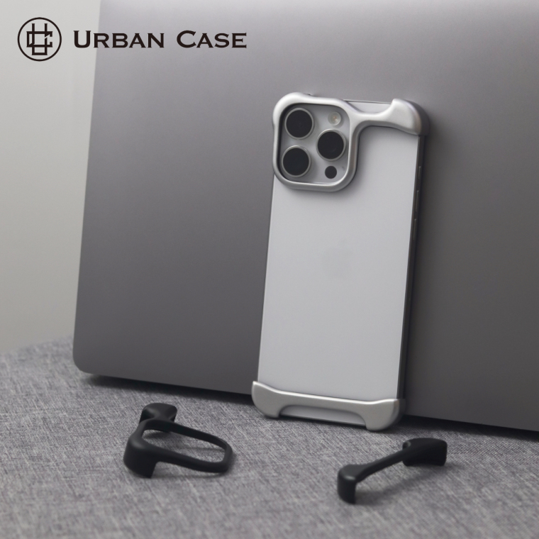 Urban Gold Frame Minimalist Black Accents iPhone Case