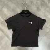 Летние шорты с буквами, комплект, 2025 года, круглый воротник, с вышивкой