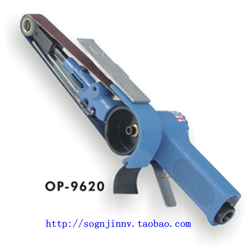Taiwan Hongbin onpin pneumatic sand belt machine sand cloth with machine sanding machine OP-9620