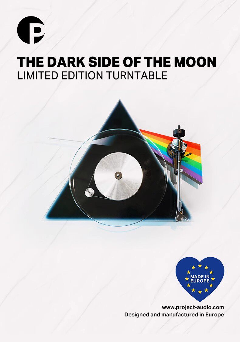 Виниловый проигрыватель pro-ject宝碟 dark side 月之暗面黑胶唱机限定收藏联名lp唱片机 Baodie