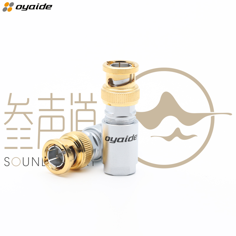 Special pure silver BNC plug for Japanese oyaide Eurasia DSLSB hifi fever acoustics