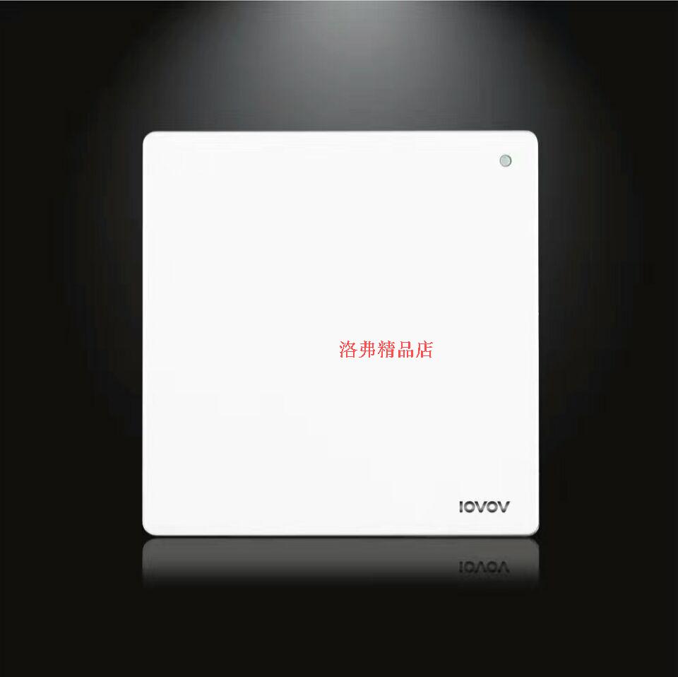 Lovov s8 new pure white borderless one open single control lovov switch socket guarantee factory direct sales