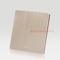 Lovov A6 aluminum brushed blank panel lovov switch socket to ensure factory direct supply full reduction