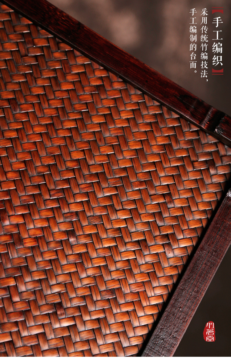 Vintage mat khô bọt bàn trà khay khay trà tre khay trà mat hộ gia đình Nhật Bản nồi nồi Zen set - Trà sứ bộ ấm trà đạo