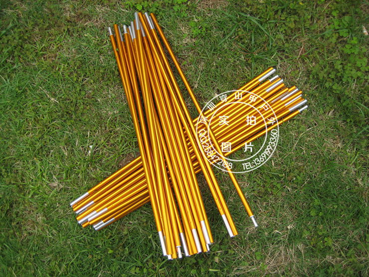 Tùy chỉnh lều nhôm cực 8,5mm đơn đôi nhiều người cực nhôm hỗ trợ thanh xương phụ kiện - Lều / mái hiên / phụ kiện lều lều cắm trại 6 người