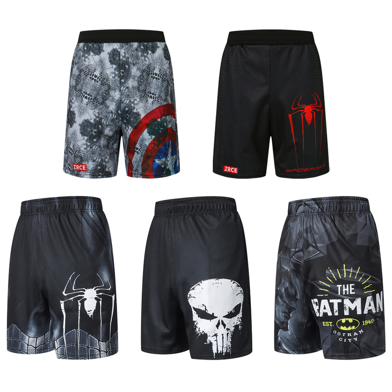 Men's Outdoor Fitness Shorts, Summer Basketball Beach Pants, Running Sports Quick-Drying Loose Casual Quarter Pants, Trendy