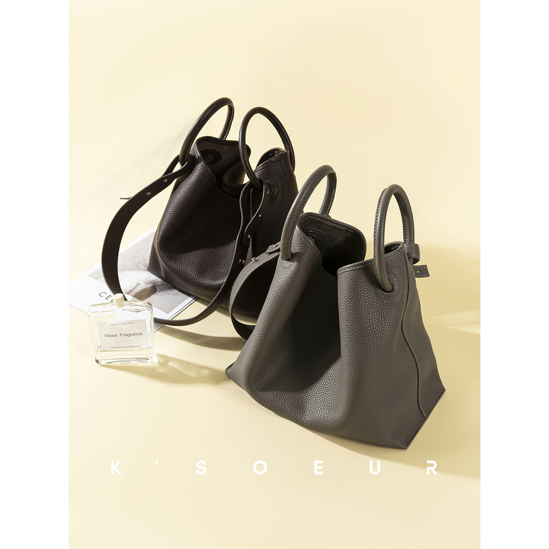K Sister Ksoeur Tc Leather Bracelet Bag, First Layer Cowhide Single Shoulder Crossbody Bag, Women's Bag, Basket Bag K Sister Ksoeur Tc Leather Bracelet Bag, First Layer Cowhide Single Shoulder Crossbody Bag, Women's Bag, Basket Bag