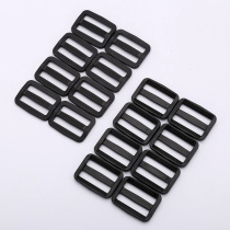 Factory direct quality plastic day word buckle accessories School bag buckle ring Backpack mountaineering bag adjustment day word buckle thickening