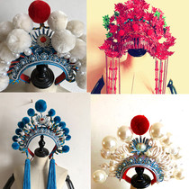 Green and white snake Liezi photo Studio photo crown headdress Shi Ling upgraded version of large pearl beads manufacturer customization