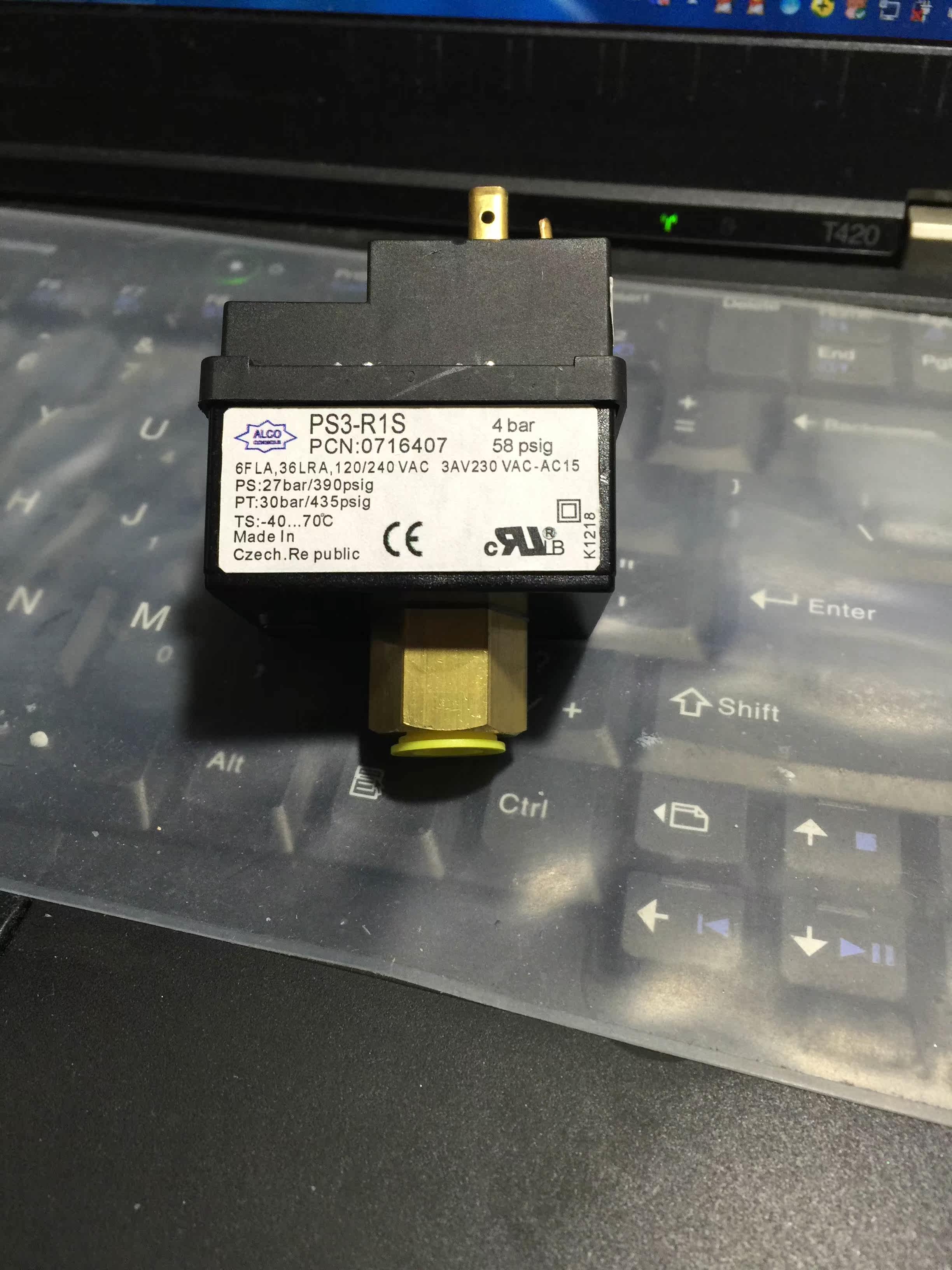 ALCO PS3R1S 4bar EMERSON Pressure Switch Relay Pressure control