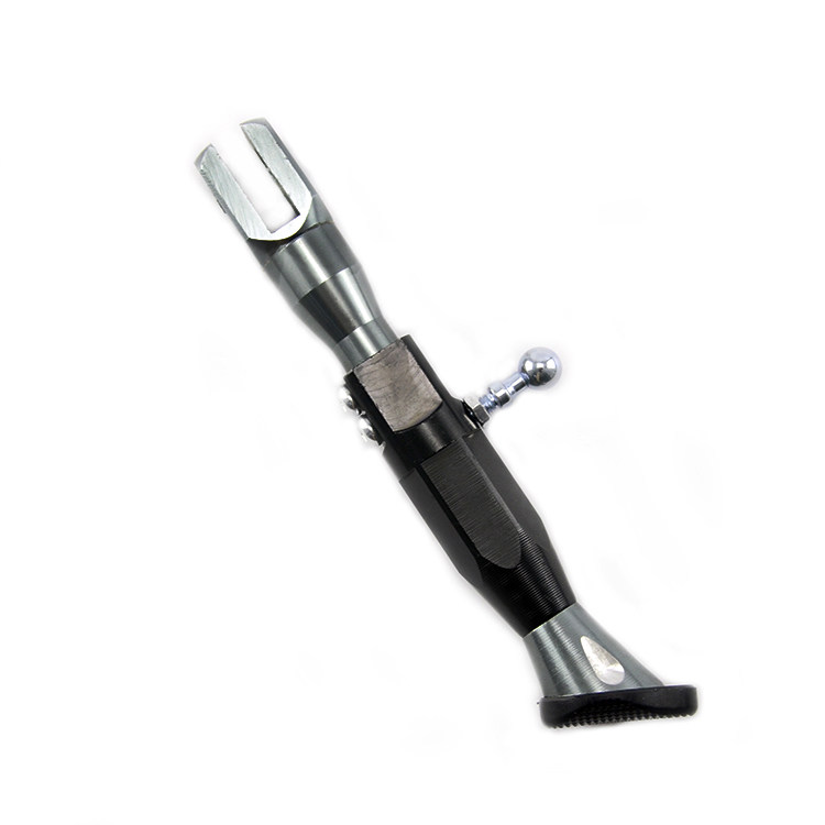 Motorcycle modification accessories aluminum alloy adjustable side tripod scooter electric vehicle universal unilateral foot support bracket