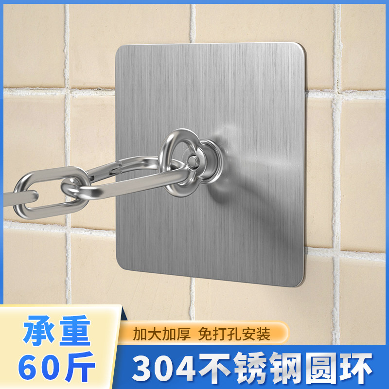 免钉钩不锈钢挂钩固定水泥墙免打孔晾衣服不锈钢粘钩