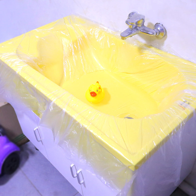 Baby's Shower Tub Membrane Swimming Pool Bath Tub Baby Shower Basin Isolated Membrane Thickened Monolithic Children's Tub Membrane-Taobao