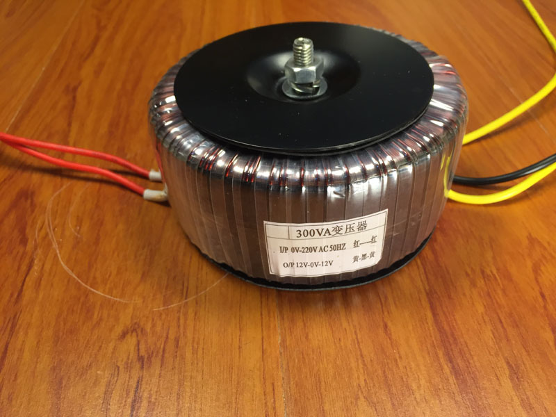 300W ring transformer 220V to double 12V 12 5A