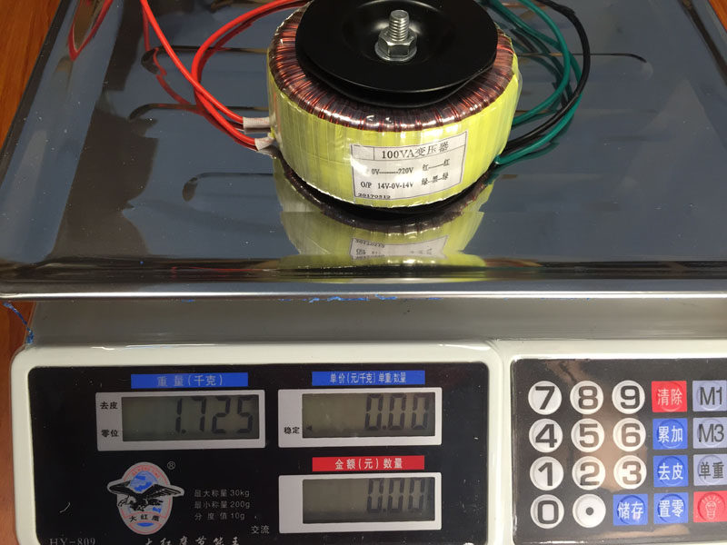 Силовой трансформатор 100w环形变压器 220v转双14v    3.6a HT