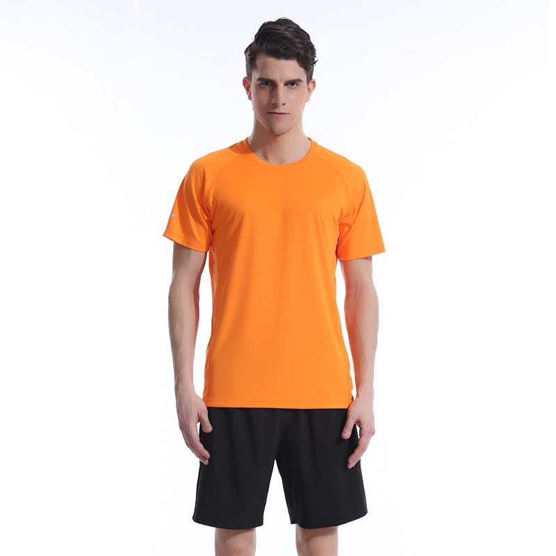 Speed Dry Short Sleeve Men Sports T-shirt Fitness Short Sleeves Easy large size Breathable Perspiration 2018 Summer New Speed Dry Clothing