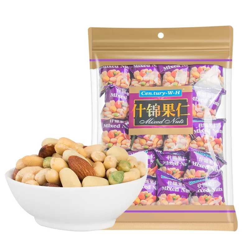 Cen.tury-W-H混合坚果250g/20包健康混合干果仁零食大礼包礼袋