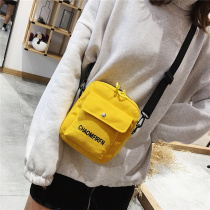 Sails Cloth Bag Women Skew Satchel Bag 2019 New Fashion Students Korean version Jane about 100 hitch a single shoulder phone bag