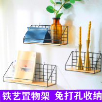 Hanging wall upper shelf Dormitory Bed headboard Bedroom Beds Bedroom containing Perforated Wall Wall-mounted Basket Dorm Room Theorist