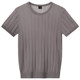 Summer men's round neck short-sleeved T-shirt knitted half-sleeved T-shirt high-end ice silk 2024 men's new fashion summer clothing