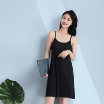 2021 New type of underslingbed suspension with nepotism dress outside wearing long and thin spring summer in long style one-piece dress