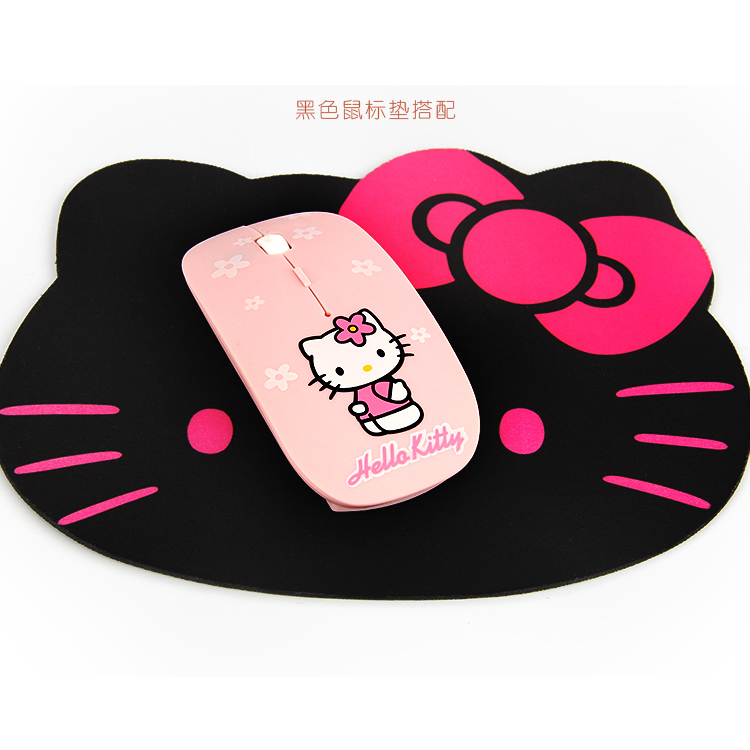 Katy cat KT mouse Doraemon A dream mute ultra-thin Huo Shuo Lenovo Notebook Desktop charging wireless mouse 