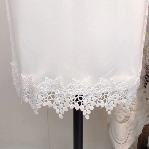 Длинная кружевная майка, регулируемые бретели, ципао, кружевное платье